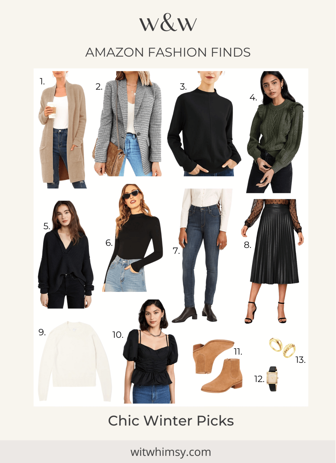 Chic Winter Picks from Amazon Fashion - wit & whimsy