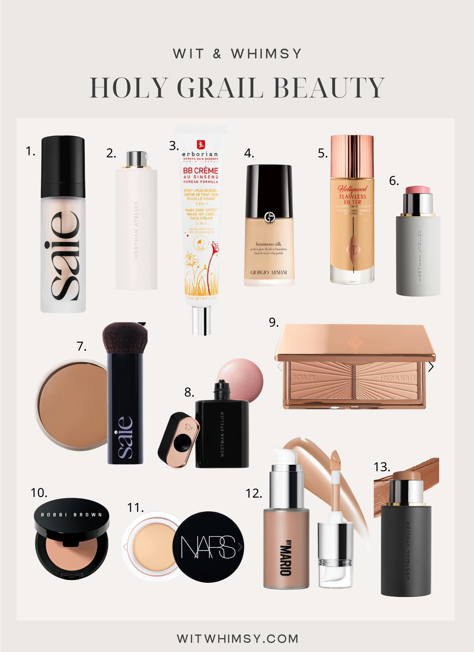 wit & whimsy Holy Grail Makeup