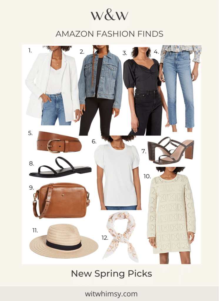 New Spring Picks from Amazon Fashion - wit & whimsy