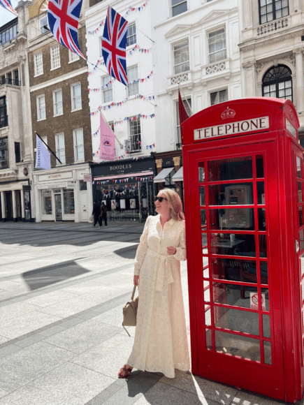 London Phone Booth on Old Bond Street