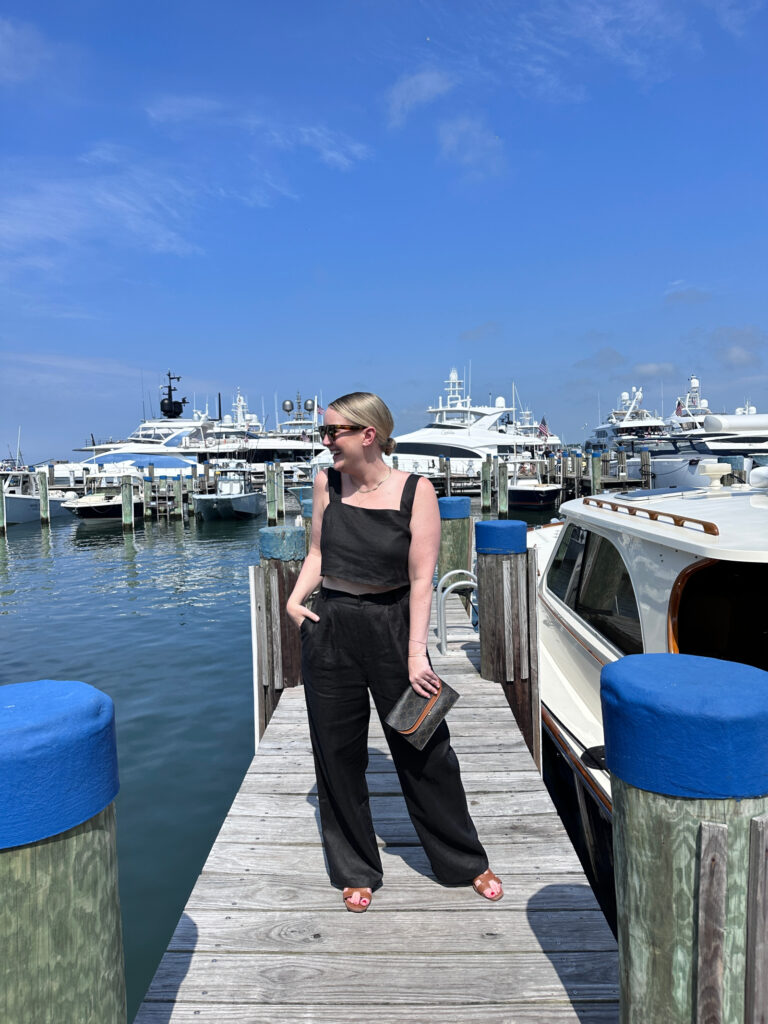 Linen Set Summer Outfit on Nantucket