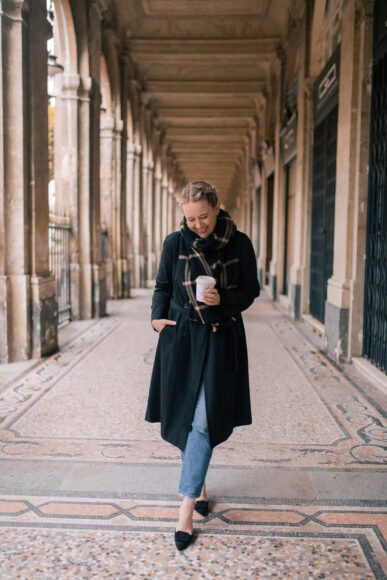 Fall Outfit in Paris with a Trench Coat