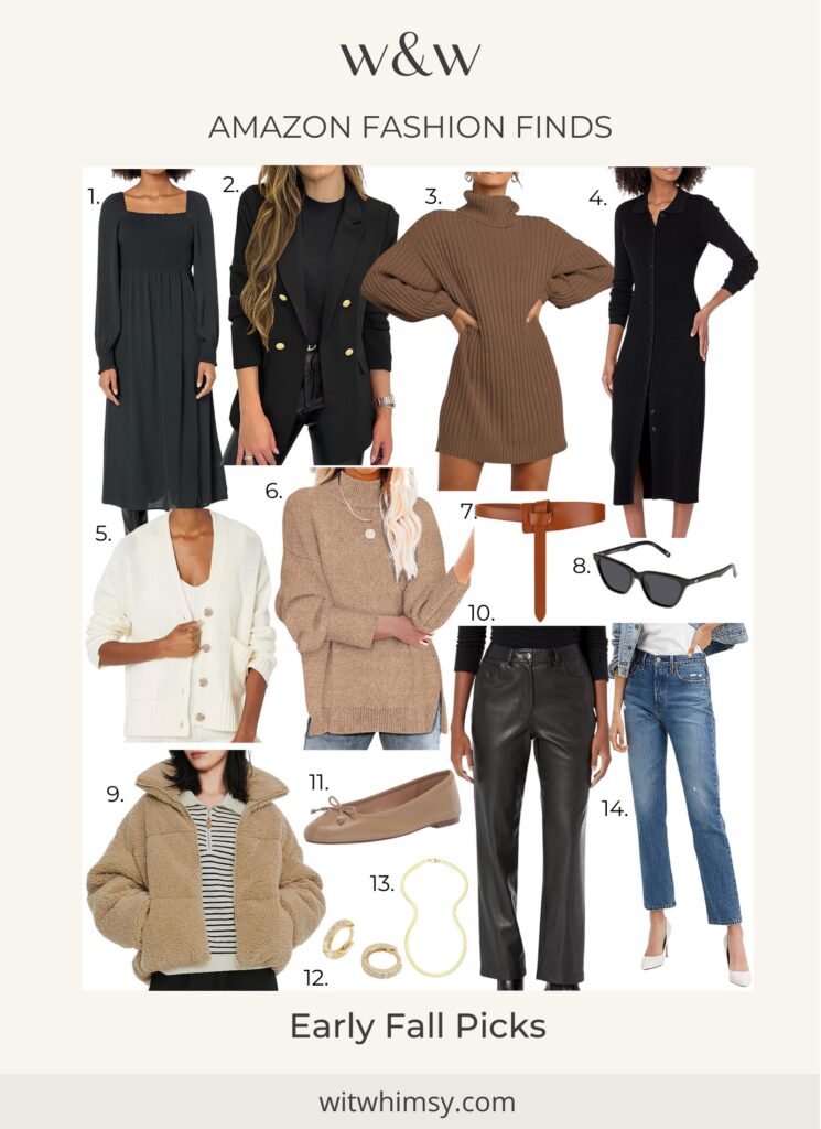 Early Fall Finds from Amazon Fashion - wit & whimsy
