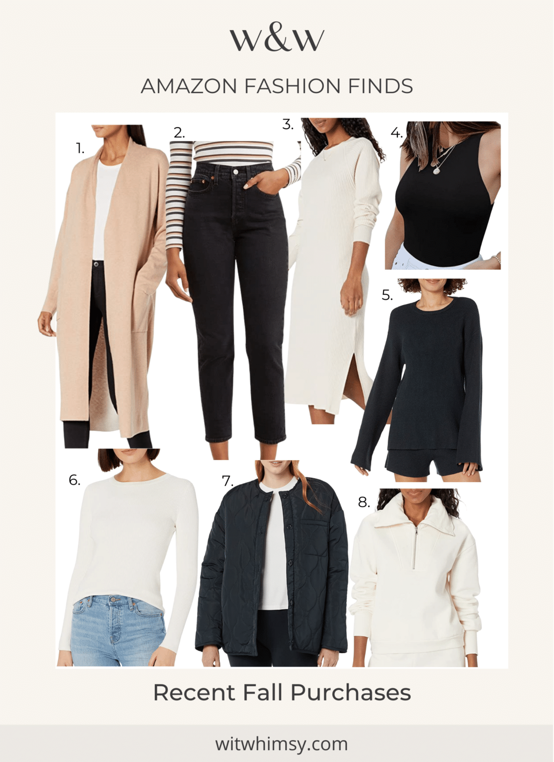 Amazon Fashion Finds for Fall wit & whimsy