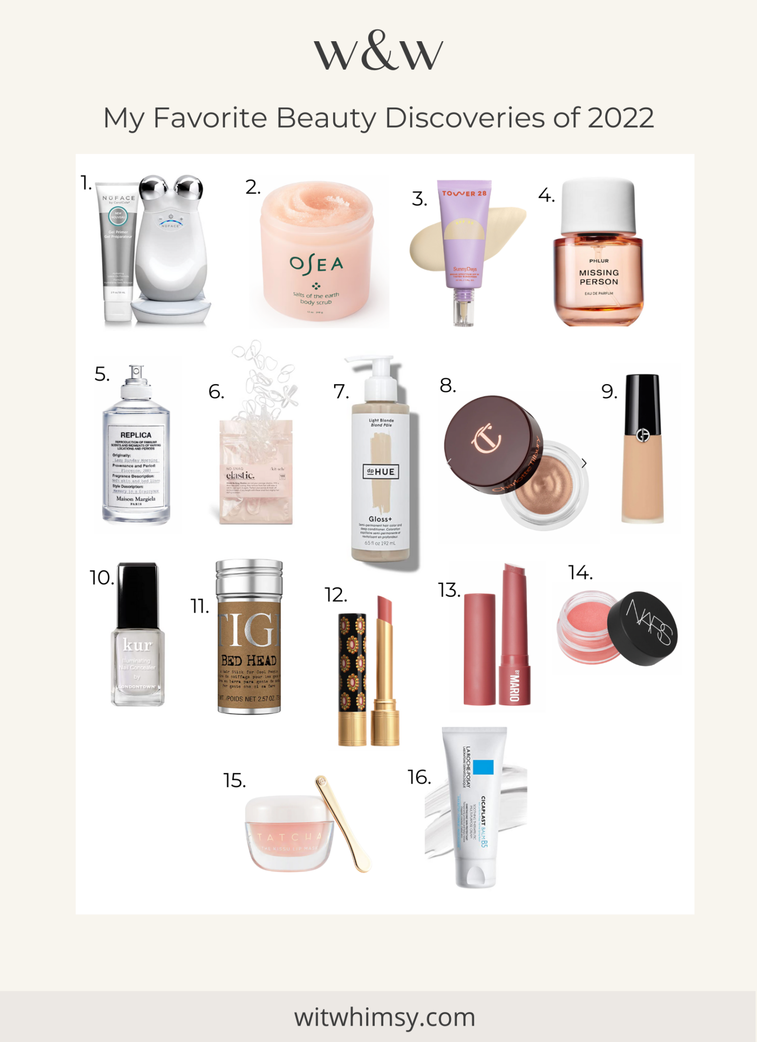 The Best Beauty Products I Tried in 2022 - wit & whimsy