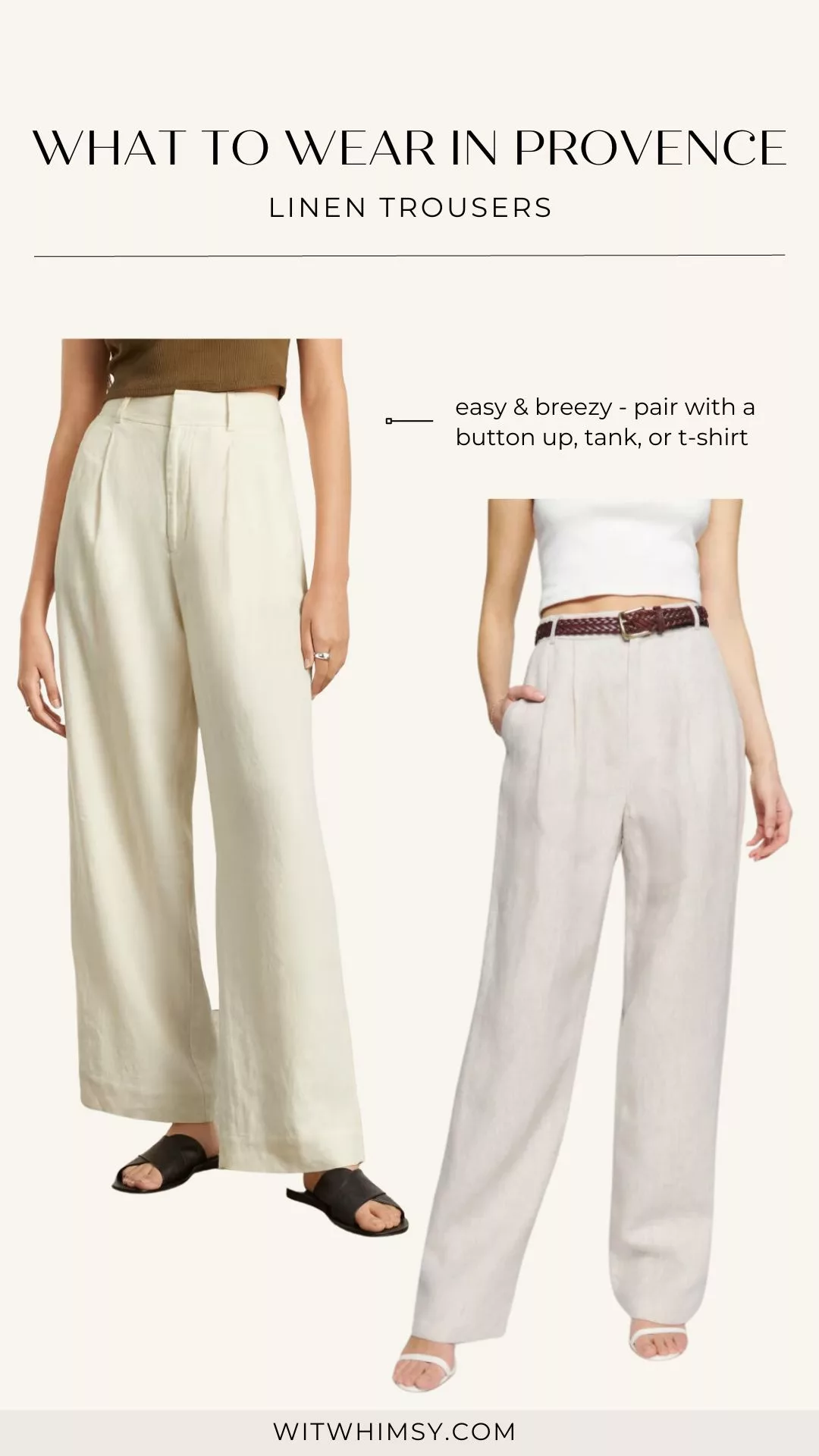 Linen Pants for Provence