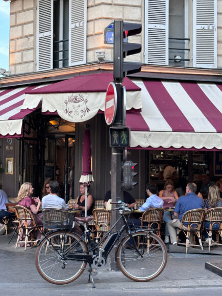 Paris in August Summer Cafe