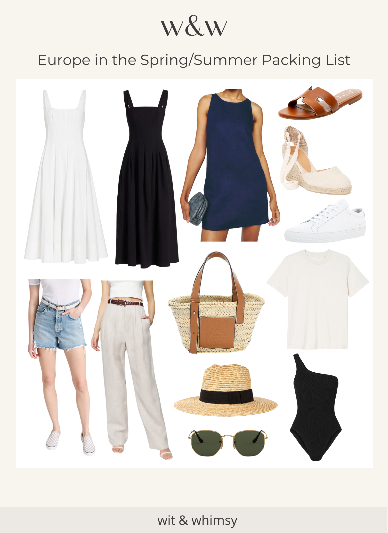 what to pack for a trip to Europe spring and summer