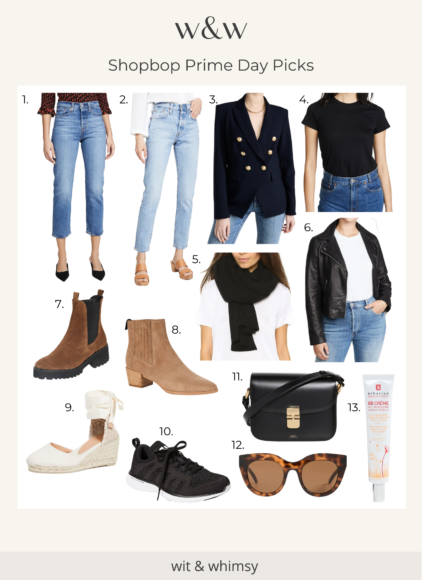 Collage of Shopbop sale items