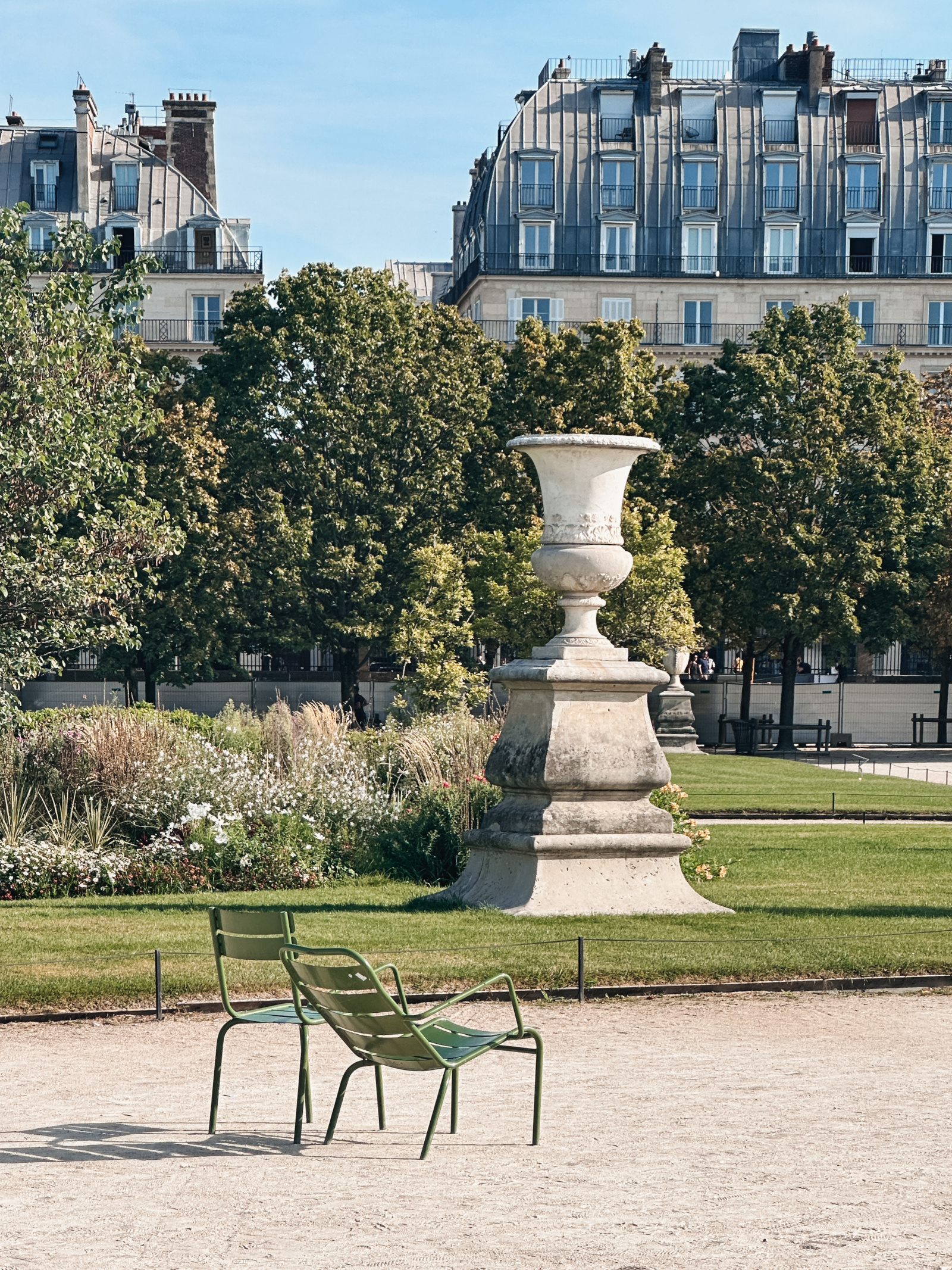 Tuileries Park in Paris