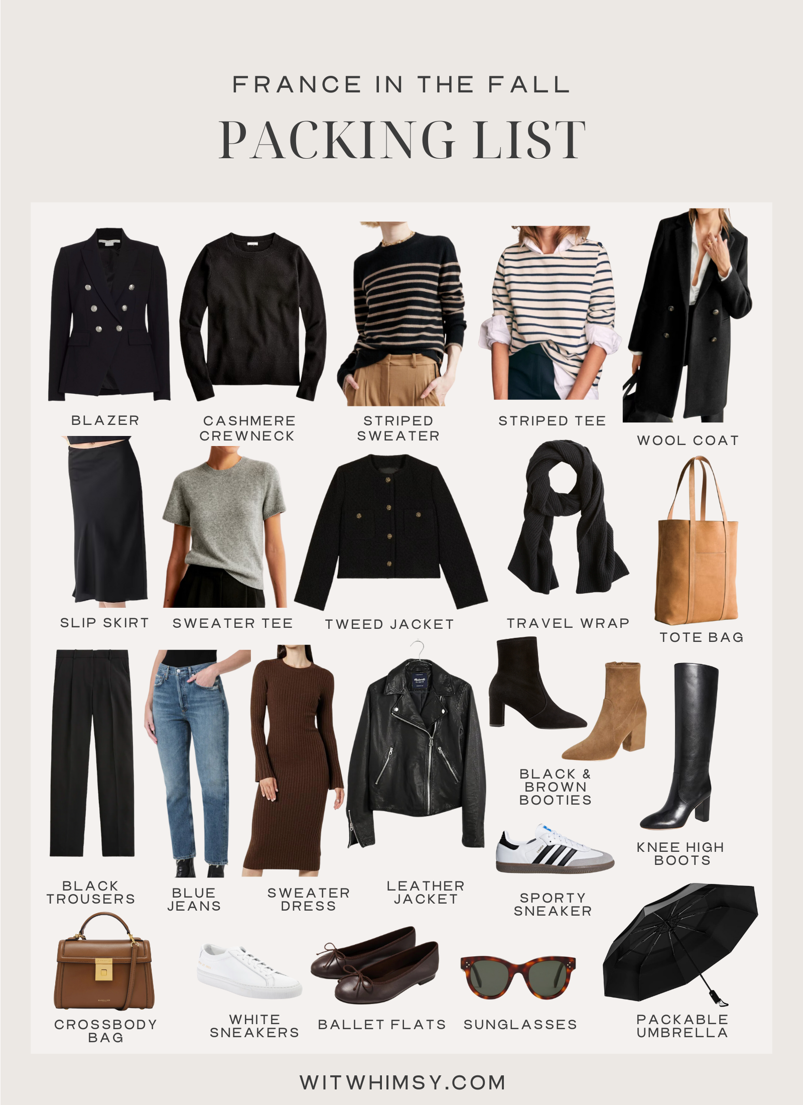 What to Pack for France in the Fall