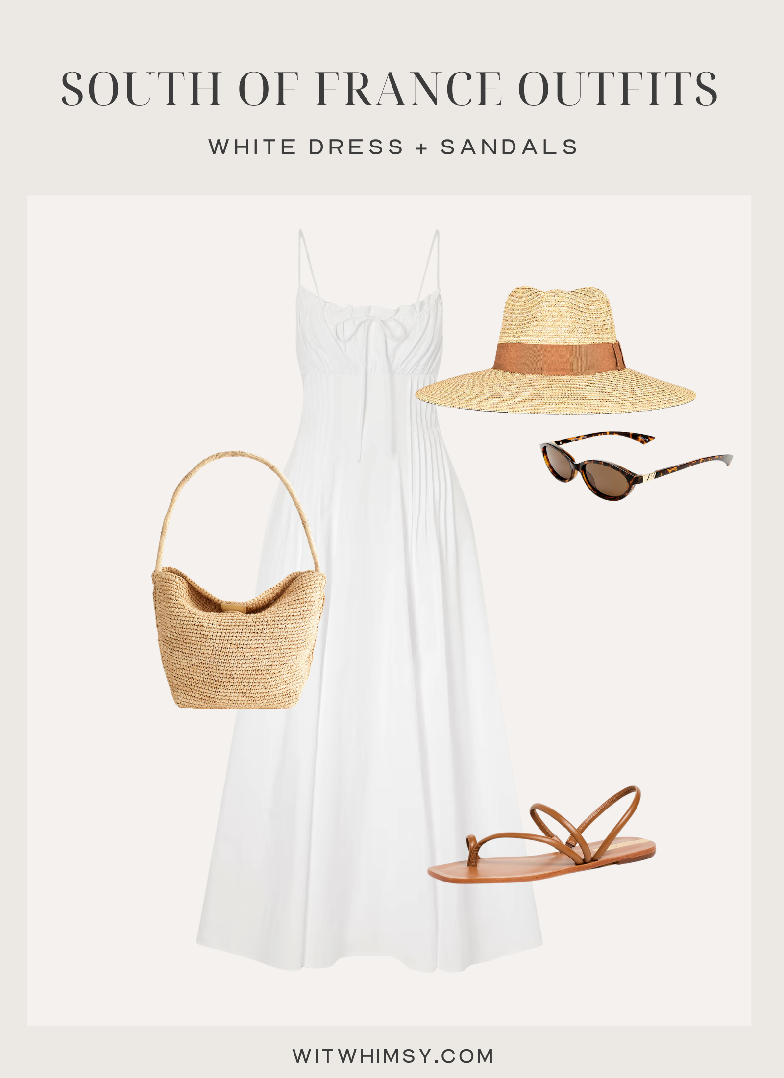 South of France Summer Packing List White dress outfit for south of france - South of France Summer Packing List