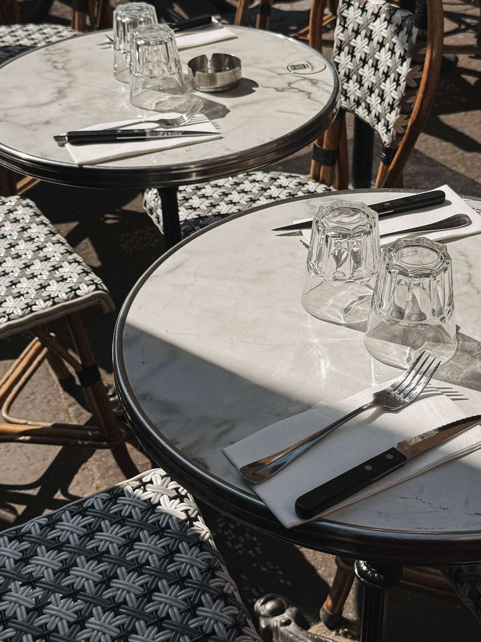 Paris Cafe Tables