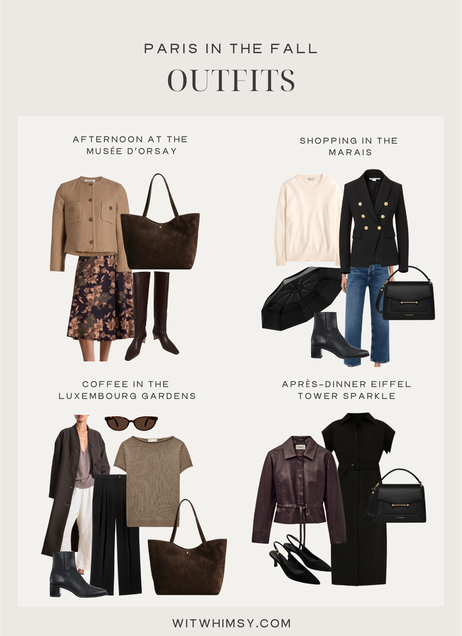 Paris in the Fall Outfit Ideas