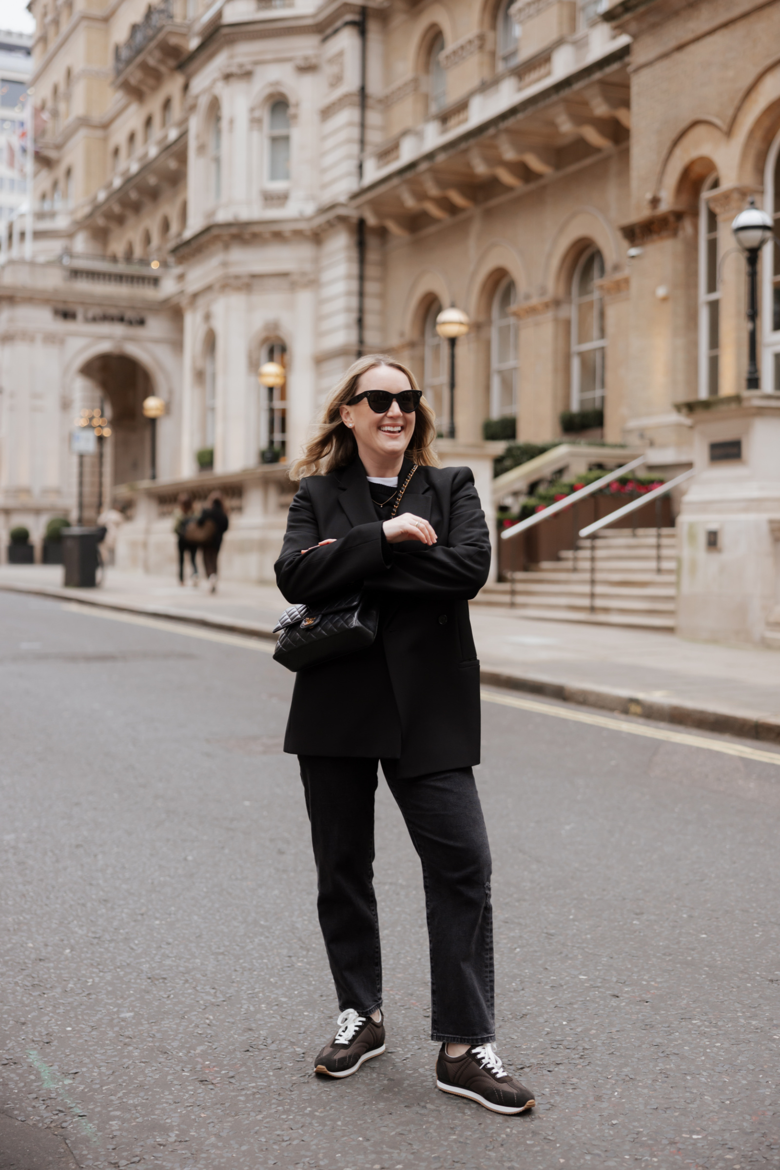 Toteme Sneakers I Fall Outfit in London