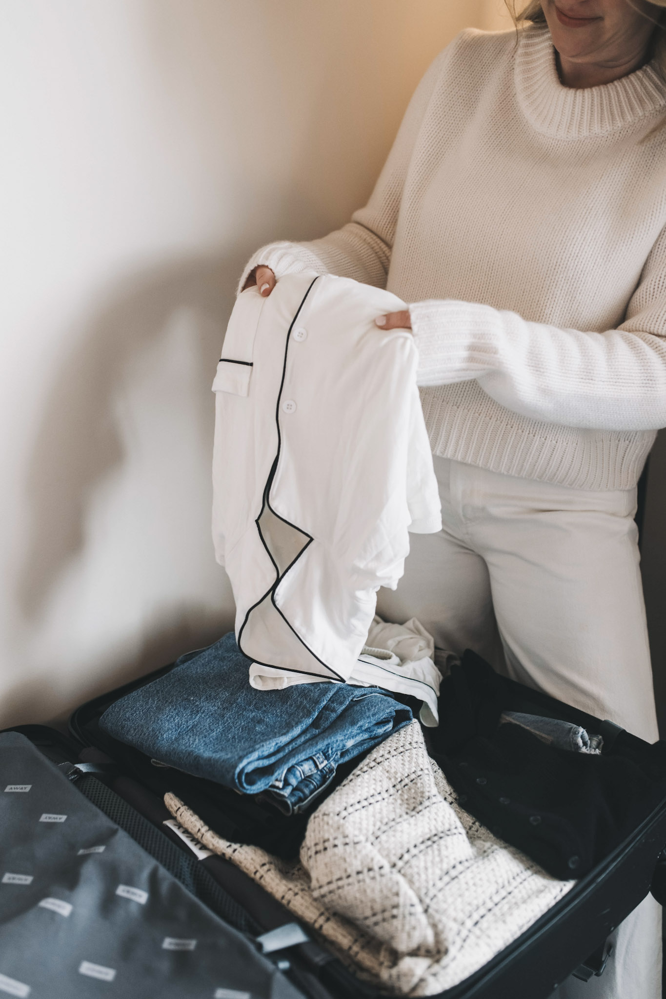 Away Luggage Review wit & whimsy packing a suitcase
